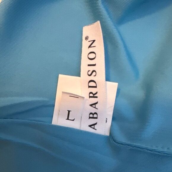 Blue Abardson Womens Polyester & Spandex Tank Top Large - Picture 3 of 4